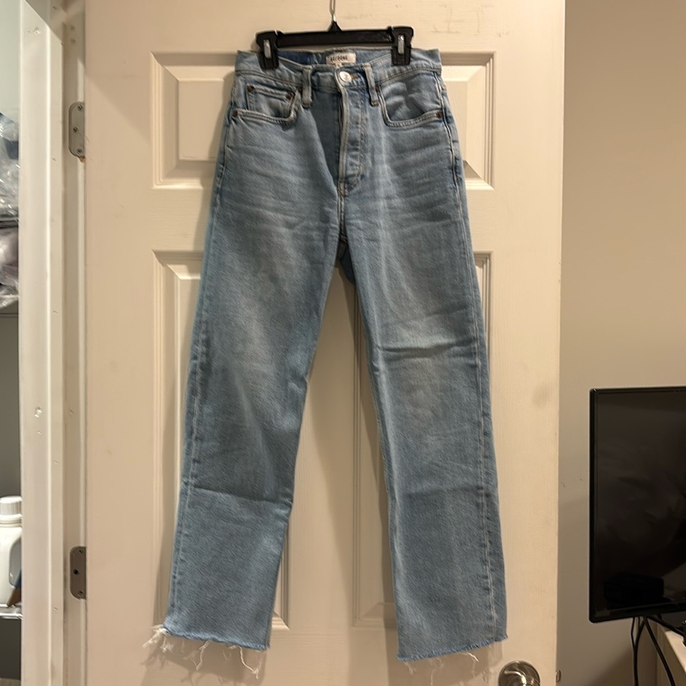 Re/done 70s stovepipe jeans